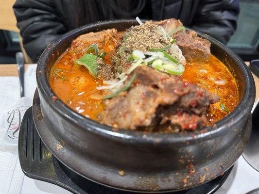 Spicy beef brisket soup