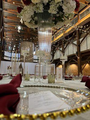 Wonderful wedding reception decor