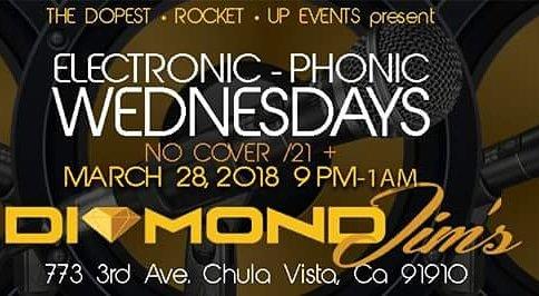 Coming soon! Electronic Phonic Wednesdays! Back 2 back DJs and Comedians.