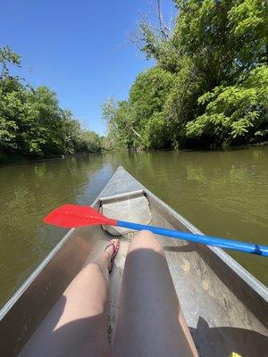 Canoe and river:)