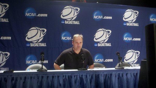 Directing the NCAA post game interviews