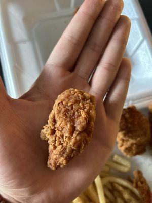 Chicken Nugget no Chicken Tender