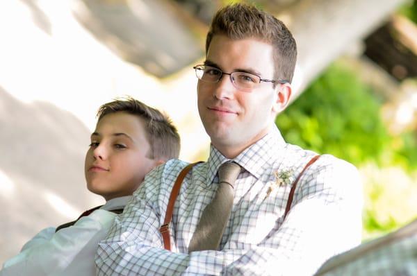 ring bearer and groomsman