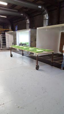 Large racks, tables, NADCAP standards