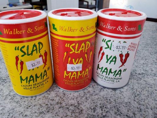 We carry Slap Ya Mama seasonings which are Whole 30 compliant believe it or not.