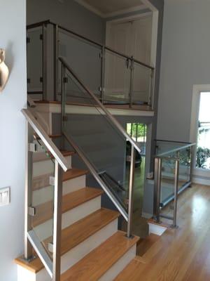 Residential Stainless Steel Glass Railing