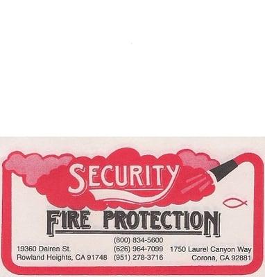 Security Fire Protection