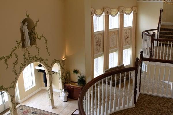 Foyer of Hawker Funeral Home