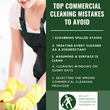 The Top Commercial Cleaning Mistakes to Avoid