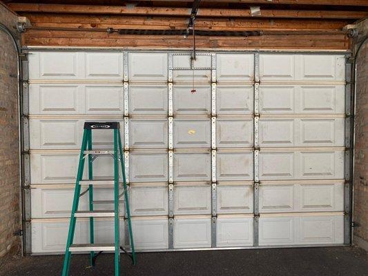 9 foot garage door springs - FIXED