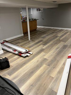 New Basement Floor