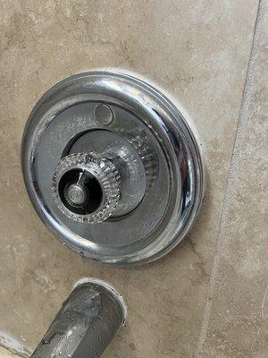 Shower cartridge and handle replacement