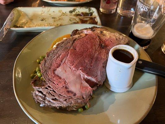 The Irish Roast with a Prime Rib (available on weekends only).