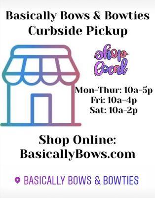 Curbside pick up daily!!