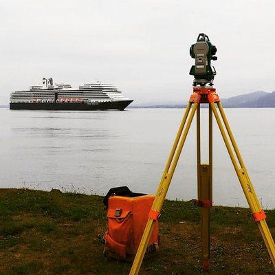 Property/Boundary Survey along the Columbia River, Hammond Or.