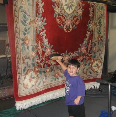 Training the Next Generation of Master Rug Cleaners!