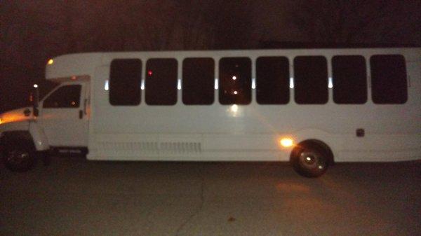 30 passenger party bus.