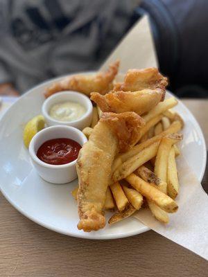 Fish and chips. Outstanding fries.