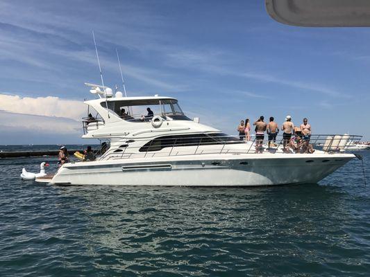 Charter yacht available for private tours for 1 - 35 passengers.