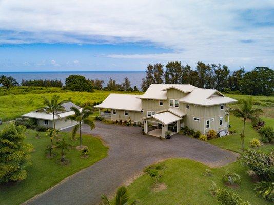 Aerial image taken during a real estate shoot