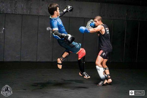 Always training with the best ...Miguel with Lyoto Machida