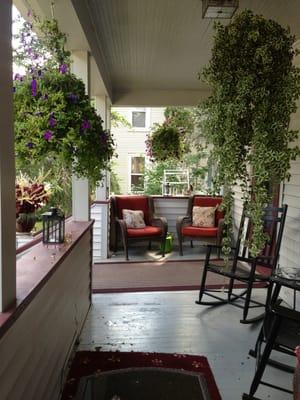 Lovely front porch!