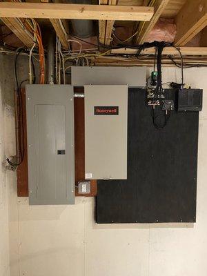 New 200amp Panel, Generator Transfer Switch