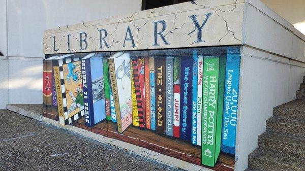 Orange Tx Public Library Book Mural