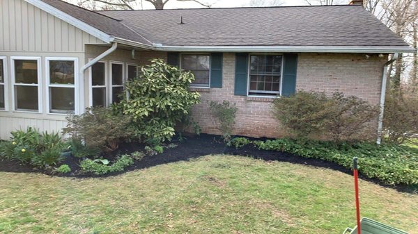 Mulch job in quarryville