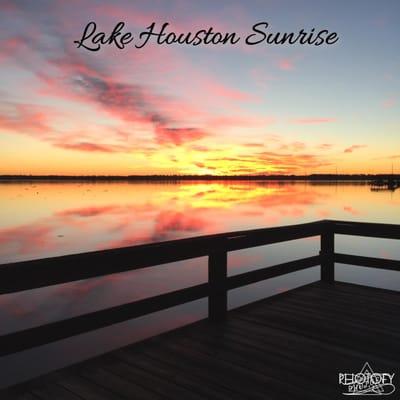 Sunrise on Lake Houston taken by Amy Anders in 2015