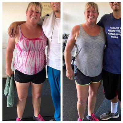 Erin Lovejoy 1 month in to her transformation & 8lbs down looking younger feeling more energized and sleeping like a baby again