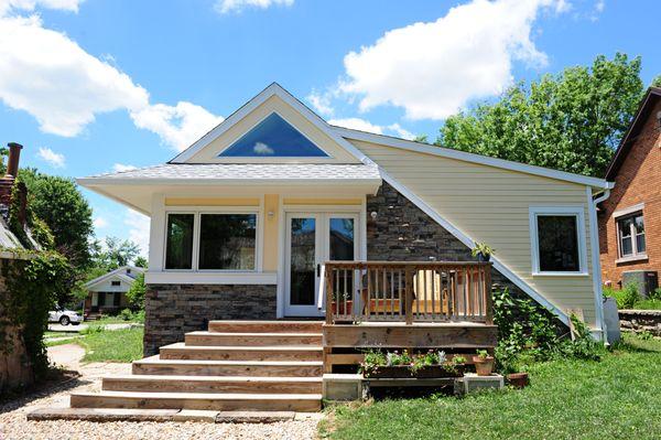 Addition to historical house in Bloomington