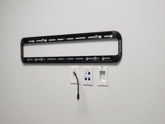 Cat 5, hdmi, and tv outlets