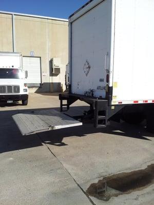 Our trucks are equipped with lift gates too.