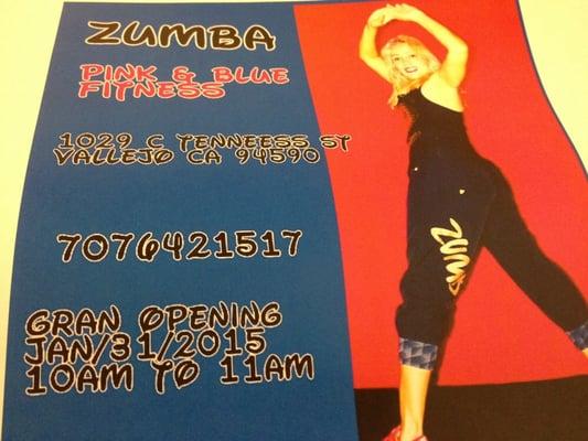 New Zumba studio in Vallejo. Finally!!