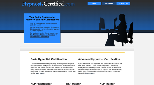 Website to Promote Certification. We built their course management platform in Wordpress.