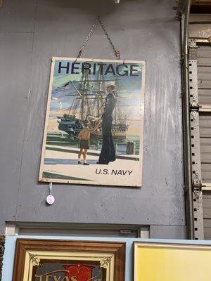 I'm retired US Navy and I was always inspired by this recruiting sign. Looking to purchase it soon!