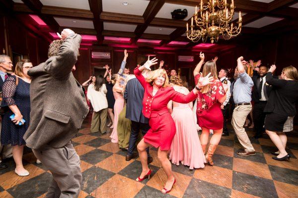 Wedding reception fun captured by Maureen Russell Photography