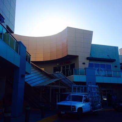 View of center with escalator