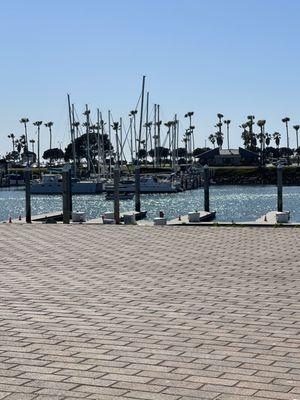 We are located at the Portside Ventura Apartments alongside the Portside.  The view is gorgeous!