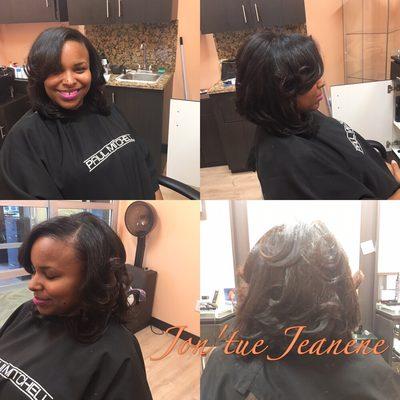 Quick Weave with leave out