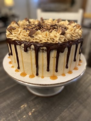 Snickers Bar Cake