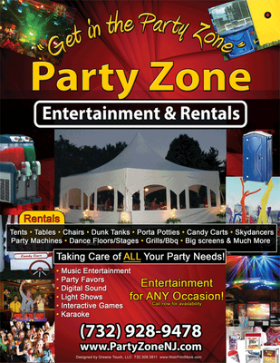 Party Zone Entertainment & Rentals. Your One Stop Party Professionals.