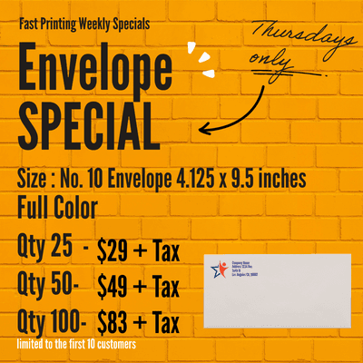 Envelope Special!