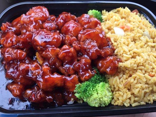 Orange chicken