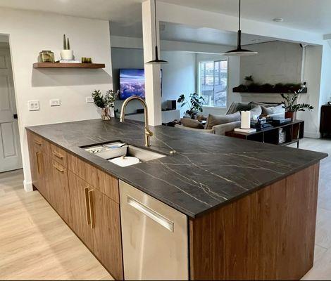 Beautiful and modern honed finish Dekton Laurent for our customer @ Bellevue, WA
 
 November 2022