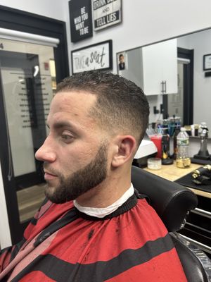 Fade and beard