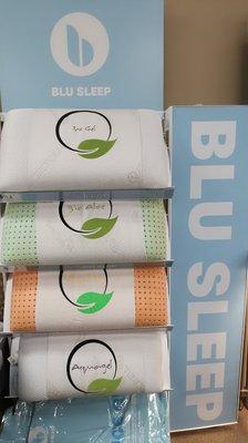 Pillows by Blu Sleep Products,  the Natural Collection.