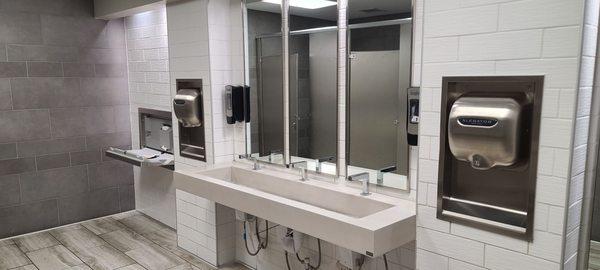 Updated bathrooms