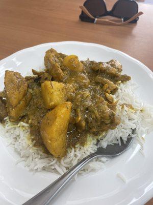 Curry Chicken Plate